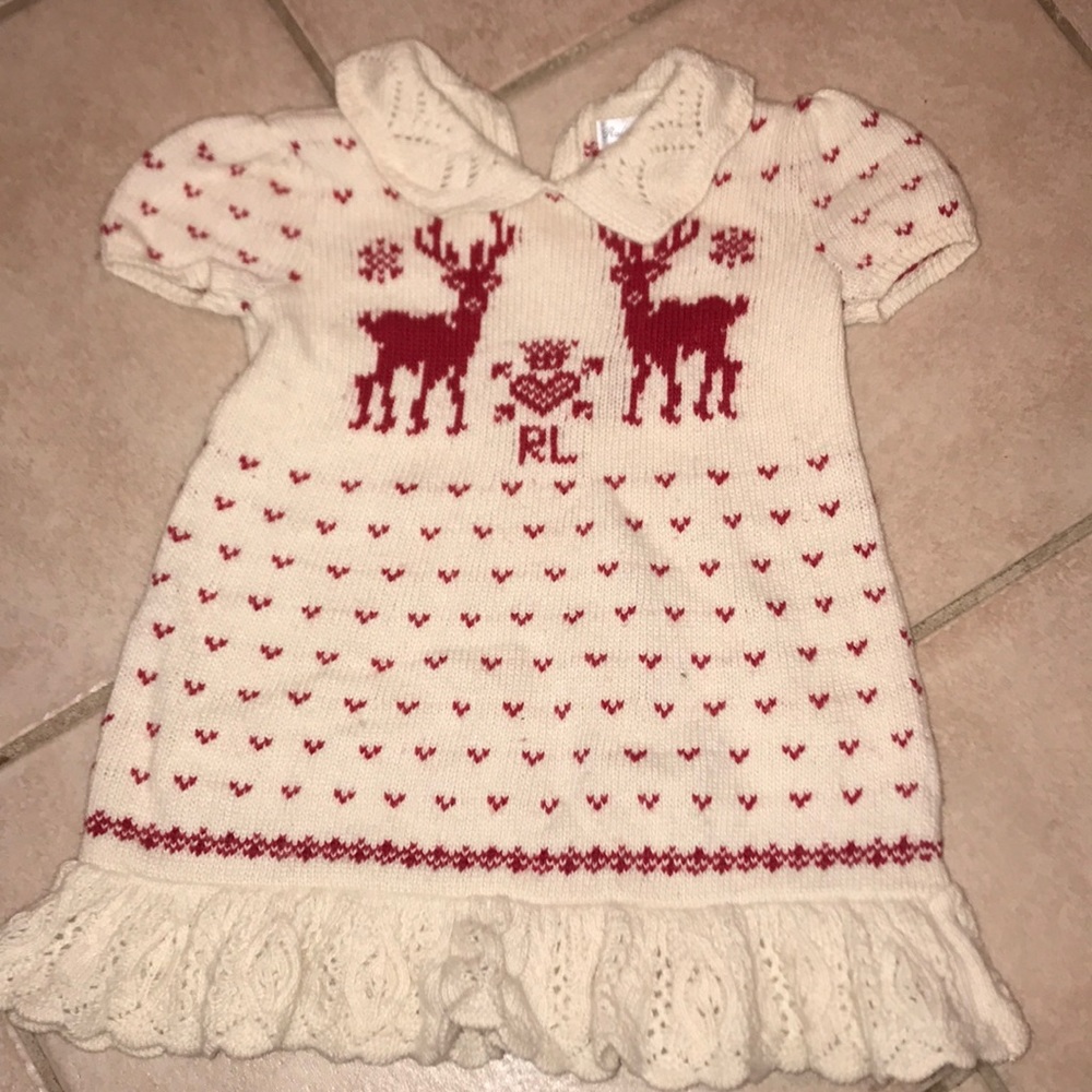 Ralph Lauren Reindeer Sweater dress